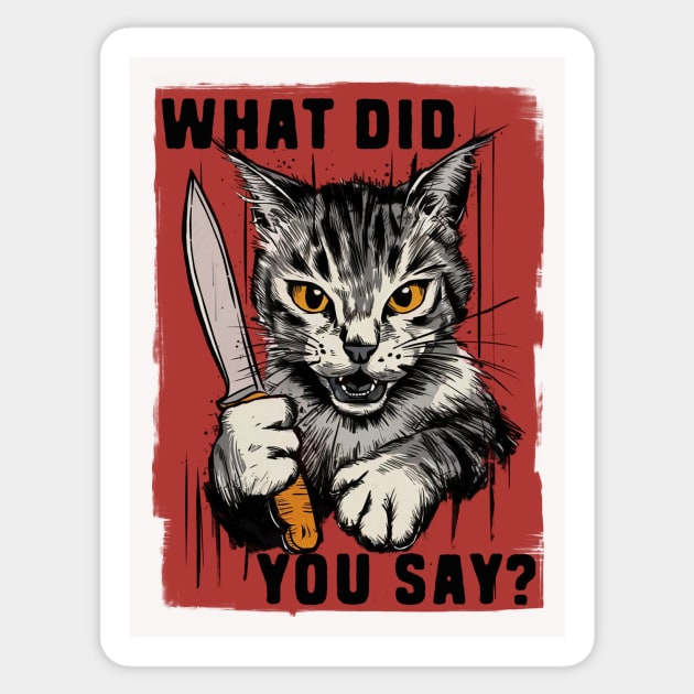 What did you say? Sticker by CreativeSage